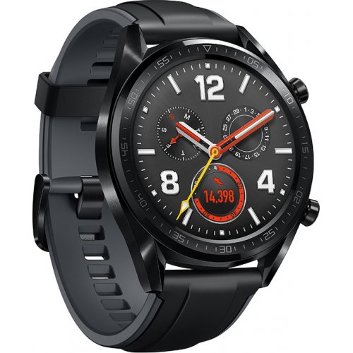 Купить Умные часы Huawei Watch GT (FTN-B19) Black - цена в Харькове, Киеве, Днепре, Одессе
в интернет-магазине Telemart фото