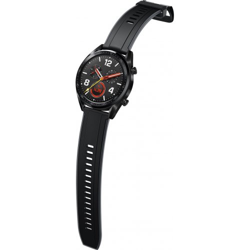 Купить Умные часы Huawei Watch GT (FTN-B19) Black - цена в Харькове, Киеве, Днепре, Одессе
в интернет-магазине Telemart фото