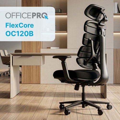 Офисное кресло OfficePro FlexCore OC120 Black купить в Украине | Telemart фото