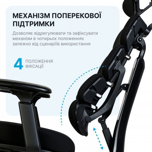 Офисное кресло OfficePro FlexCore OC120 Black купить в Украине | Telemart фото