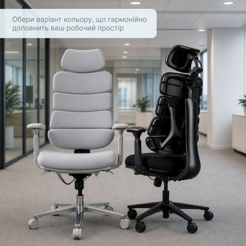 Офисное кресло OfficePro FlexCore OC120 Black купить в Украине | Telemart фото