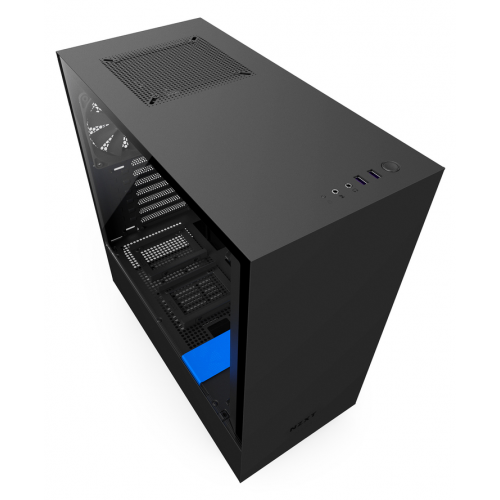 Фото Корпус NZXT H500 (CA-H500B-BL) Matte Black/Blue