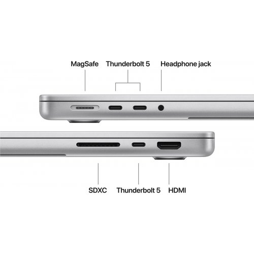 Ноутбук Apple MacBook Pro 14" M5 Pro 48/1TB 2026 (Z1MH001T8) Silver купити в Україні | Telemart фото