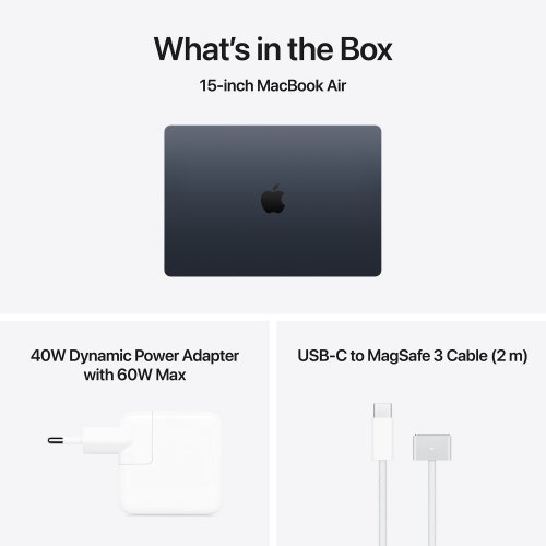 Ноутбук Apple MacBook Air 15.3" M5 32/2TB 2026 (Z1LW001VX) Midnight купити в Україні | Telemart фото