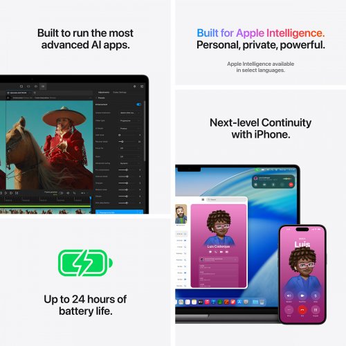 Ноутбук Apple MacBook Pro 16" M5 Pro 48/1TB 2026 (Z1MZ0016T) Space Black купить в Украине | Telemart фото