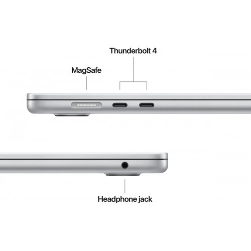 Ноутбук Apple MacBook Air 15.3" M5 24/512GB 2026 (Z1LQ0019D) Silver купить в Украине | Telemart фото