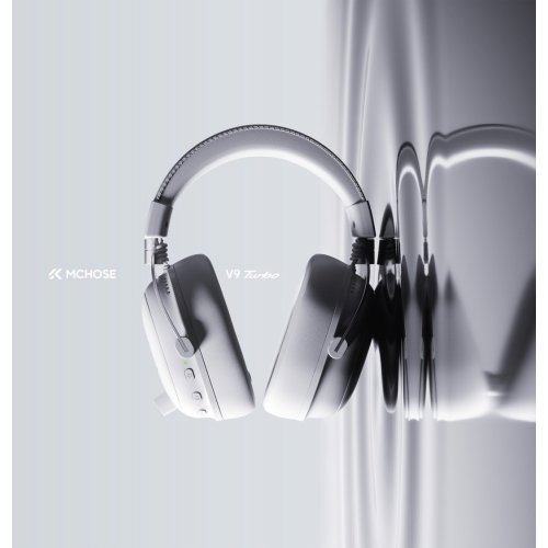 Уценка наушники MCHOSE V9 Turbo+ Wireless (HW-V9-11) Icy White (Вскрытая упаковка, 908142) купить в Украине | Telemart фото
