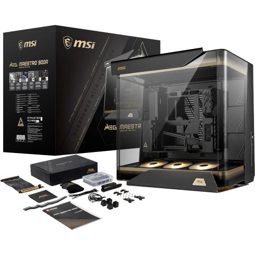Корпус MSI MEG MAESTRO 900R без БЖ Black купити в Україні | Telemart фото