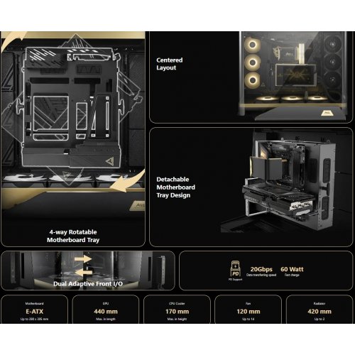 Корпус MSI MEG MAESTRO 900R без БЖ Black купити в Україні | Telemart фото