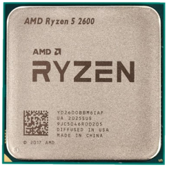 Процессор AMD Ryzen 5 2600 3.4(3.9)GHz 16MB sAM4 Tray (YD2600BBM6IAF) (Восстановлено продавцом, 908280)