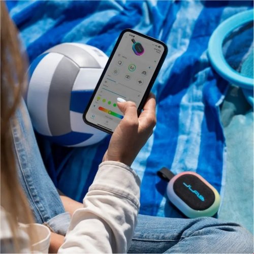 Портативна акустика JLab Pop Party Speaker (IEUSBPOPRBLK123) Black купити в Україні | Telemart фото