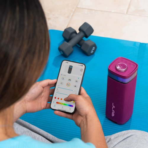 Портативная акустика JLab JBuds Party Speaker (IEUSBJBUDSRMUL62) Mulberry купить в Украине | Telemart фото