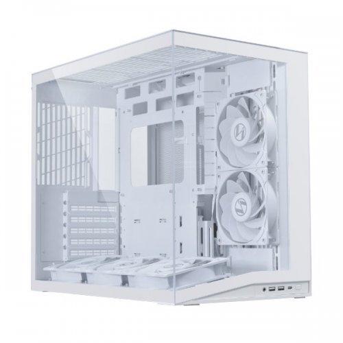 Уцінка корпус Lian Li O11 Dynamic Mini V2 Flow Tempered Glass без БЖ (G99.O11DMIV2FW.00) White (Розкрита упаковка, 908322) купити в Україні | Telemart фото