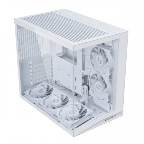 Уцінка корпус Lian Li O11 Dynamic Mini V2 Flow Tempered Glass без БЖ (G99.O11DMIV2FW.00) White (Розкрита упаковка, 908322) купити в Україні | Telemart фото