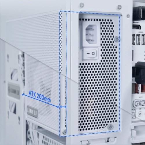 Уцінка корпус Lian Li O11 Dynamic Mini V2 Flow Tempered Glass без БЖ (G99.O11DMIV2FW.00) White (Розкрита упаковка, 908322) купити в Україні | Telemart фото