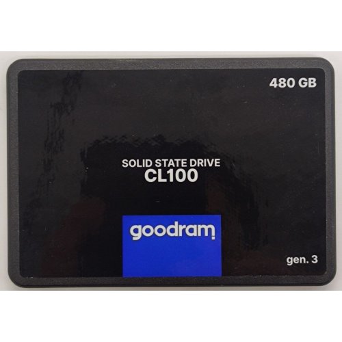 Ssd-диск GoodRAM CL100 Gen.3 3D NAND TLC 480GB 2.5" (SSDPR-CL100-480-G3) (Відновлено продавцем, 908323) купити в Україні | Telemart фото