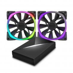 Кулер NZXT Aer RGB 120 + HUE+ (RF-AR120-C1)