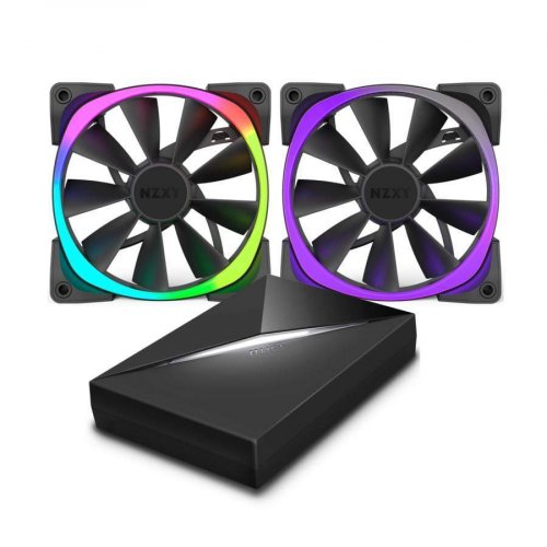 Продать Кулер NZXT Aer RGB 120 + HUE+ (RF-AR120-C1) по Trade-In интернет-магазине Телемарт - Киев, Днепр, Украина фото