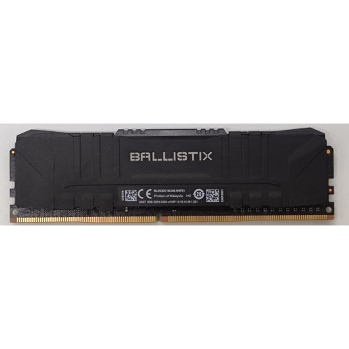 Озу Crucial DDR4 8GB 3200Mhz Ballistix Black (BL8G32C16U4B) (Восстановлено продавцом, 908499) купить в Украине | Telemart фото