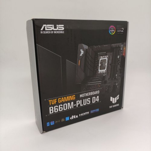 Материнская плата Asus TUF GAMING B660M-PLUS D4 (s1700, Intel B660) (Восстановлено продавцом, 908502) купить в Украине | Telemart фото