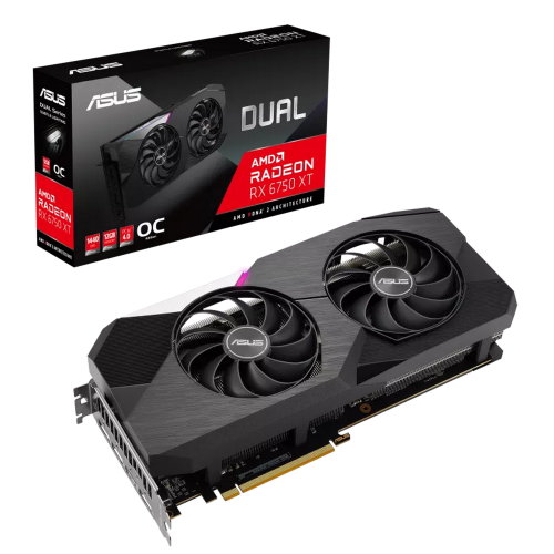 Видеокарта Asus Dual Radeon RX 6750 XT OC 12288MB (DUAL-RX6750XT-O12G) (Восстановлено продавцом, 908504) купить в Украине | Telemart фото