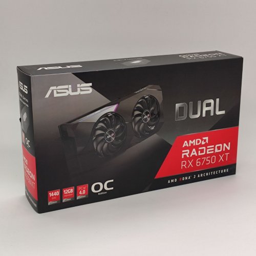 Видеокарта Asus Dual Radeon RX 6750 XT OC 12288MB (DUAL-RX6750XT-O12G) (Восстановлено продавцом, 908504) купить в Украине | Telemart фото