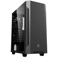 Корпус GAMEMAX Fortress Tempered Glass без БЖ Black (Відновлено продавцем, 908524)