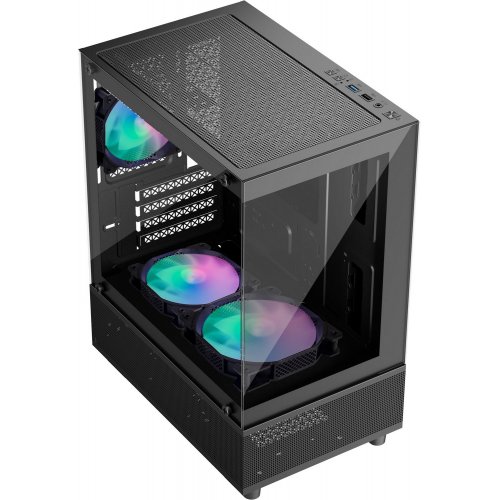 Корпус 1stPlayer Mi2-A-2F2R(AP)-1F2(AP)-BK без БП Black (Восстановлено продавцом, 908530) купить в Украине | Telemart фото