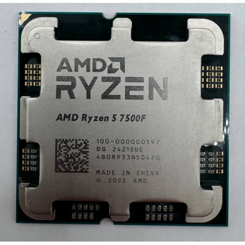 Процессор AMD Ryzen 5 7500F 3.7(5.0)GHz 32MB sAM5 Tray (100-000000597) (Восстановлено продавцом, 908649) купить в Украине | Telemart фото