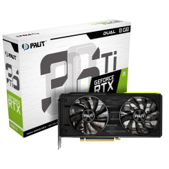 Видеокарта Palit GeForce RTX 3060 Ti Dual 8192MB (NE6306T019P2-190AD) (Восстановлено продавцом, 908687)