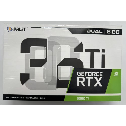 Видеокарта Palit GeForce RTX 3060 Ti Dual 8192MB (NE6306T019P2-190AD) (Восстановлено продавцом, 908687) купить в Украине | Telemart фото