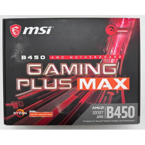 Материнская плата MSI B450 GAMING PLUS MAX (sAM4, AMD B450) (Восстановлено продавцом, 908693) купить в Украине | Telemart фото