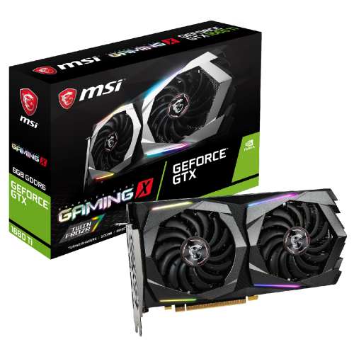 Видеокарта MSI GeForce GTX 1660 Ti Gaming X 6144MB (GTX 1660 TI GAMING X 6G) (Восстановлено продавцом, 908716) купить в Украине | Telemart фото