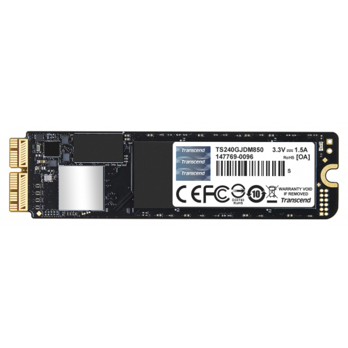 Продати SSD-диск Transcend JetDrive 850 3D NAND 240GB M.2 (2280 PCI-E) NVMe x2 Bundle for Mac (TS240GJDM850) за Trade-In у інтернет-магазині Телемарт - Київ, Дніпро, Україна фото