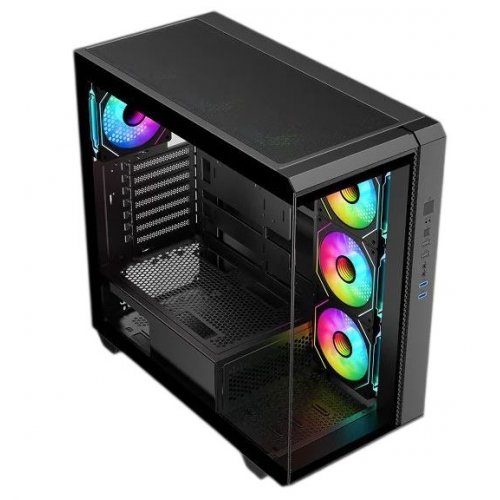 Корпус Frontier Aurex AU31A Tempered Glass без БЖ Black купити в Україні | Telemart фото