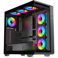 Корпус Frontier Aurex AU31A F Tempered Glass без БЖ Black