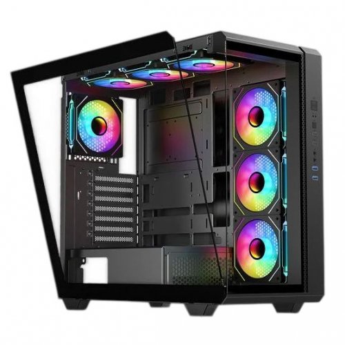 Корпус Frontier Aurex AU31A F Tempered Glass без БЖ Black купити в Україні | Telemart фото