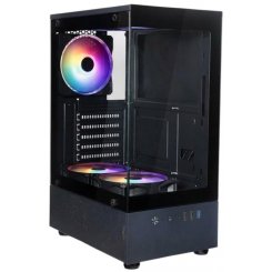 Корпус Frontier GA192 F Tempered Glass без БЖ Black