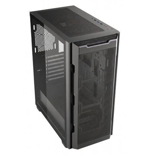 Корпус Frontier Uriel UR16A Tempered Glass без БЖ Black купити в Україні | Telemart фото