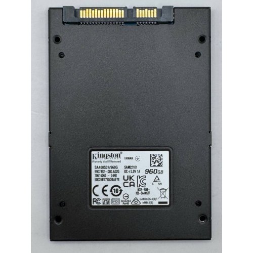 Ssd-диск Kingston A400 TLC 960GB 2.5" (SA400S37/960G) (Відновлено продавцем, 908883) купити в Україні | Telemart фото