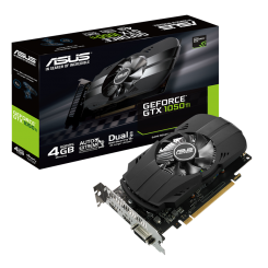 Видеокарта Asus GeForce GTX 1050 Ti Phoenix 4096MB (PH-GTX1050TI-4G) (Восстановлено продавцом, 908890)