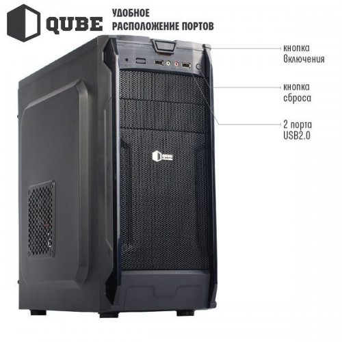 Корпус QUBE QB30A (QB30A_MBNU3) Black (Відновлено продавцем, 908906) купити в Україні | Telemart фото