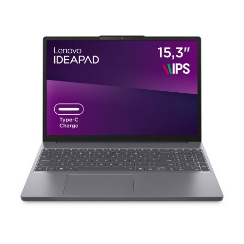 Ноутбук Lenovo IdeaPad Slim 3 15IWC11 (83RR00RCRA) Luna Grey купити в Україні | Telemart фото