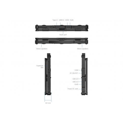 Ноутбук Vinga Scout X14A (X14A-1235161024BWP) Black купити в Україні | Telemart фото