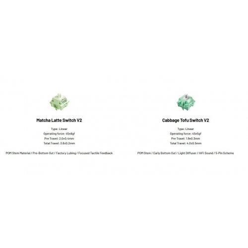 Уцінка клавіатура MCHOSE G75 Pro RGB Mechanical Matcha Latte Switch V2 Wireless (MC-G75-9A) Green (Розкрита упаковка, 909062) купити в Україні | Telemart фото