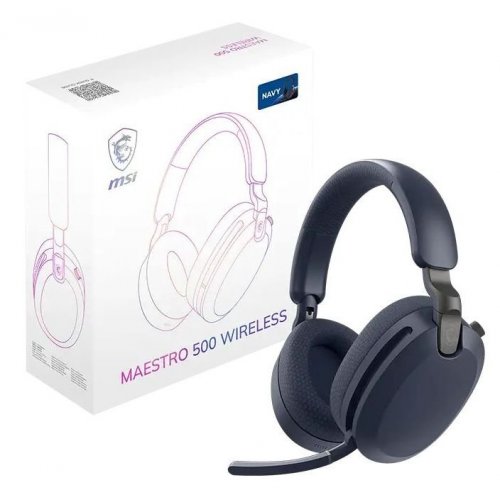 Уценка наушники MSI MAESTRO 500 Wireless Blue (Вскрытая упаковка, 909081) купить в Украине | Telemart фото