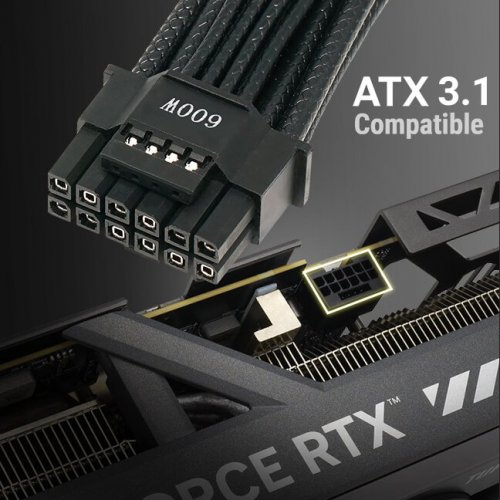Уцінка блок живлення Asus TUF Gaming 1000W Gold EVO (90YE00SE-B0NA00) Black (Пошкоджено пакування, 909293) купити в Україні | Telemart фото