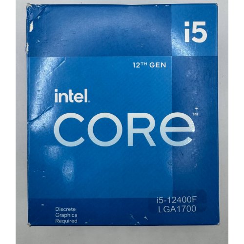 Процессор Intel Core i5-12400F 2.5(4.4)GHz 18MB s1700 Box (BX8071512400F) (Восстановлено продавцом, 909301) купить в Украине | Telemart фото