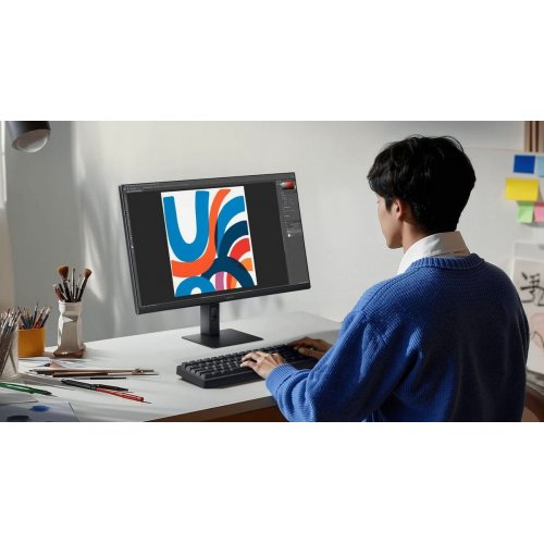 Уценка монитор Xiaomi 24" A24i 2026 (ELA6416EU) Black (Повреждена упаковка, 909303) купить в Украине | Telemart фото