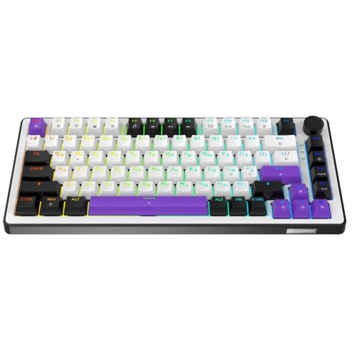 Уцінка клавіатура HATOR HK75 Hellyberry Mechanical Linear White/Violet (Розкрита упаковка, 909329) купити в Україні | Telemart фото